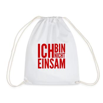 ich mag mein Leben - Turnbeutel - Weiß - Vorne