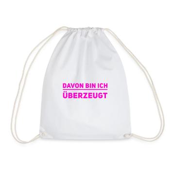 Überzeugungstäter - Turnbeutel - Weiß - Vorne