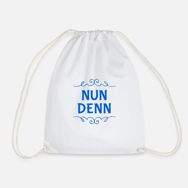 nun denn - Turnbeutel - Weiß