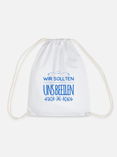 Beeilung - Turnbeutel - Weiß