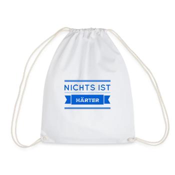 nichts ist härter - Turnbeutel - Weiß - Vorne