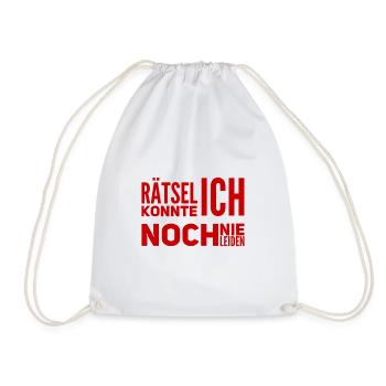 Rätsel sind nicht mein Ding - Turnbeutel - Weiß - Vorne