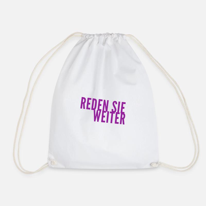 sie können weiter reden - Turnbeutel - Weiß