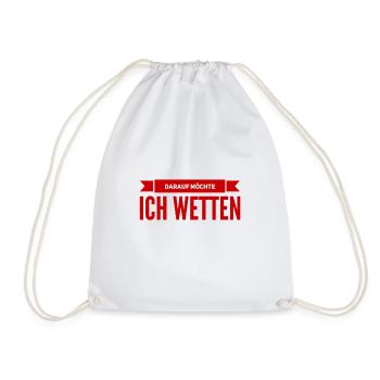 da bin ich mir sicher - Turnbeutel - Weiß - Vorne