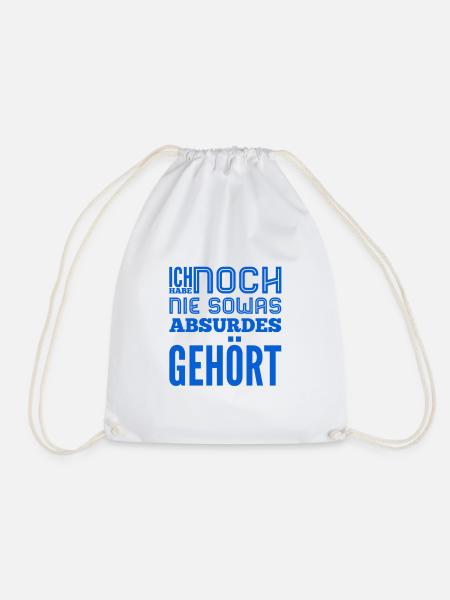 so ein Quatsch - Turnbeutel - Weiß