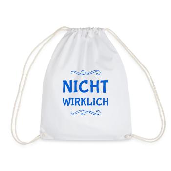 ohne mich - Turnbeutel - Weiß - Vorne