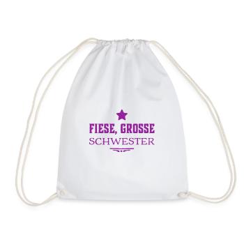 die große Schwester - Turnbeutel - Weiß - Vorne