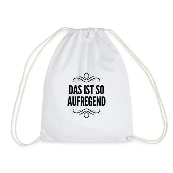 wie aufregend - Turnbeutel - Weiß - Vorne