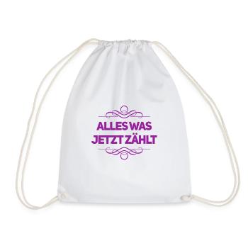 alles was zählt - Turnbeutel - Weiß - Vorne