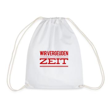 Zeitvergeudung - Turnbeutel - Weiß - Vorne