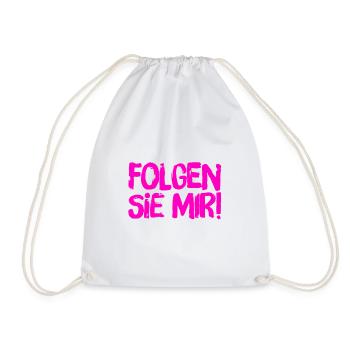 ich gehe voran - Turnbeutel - Weiß - Vorne