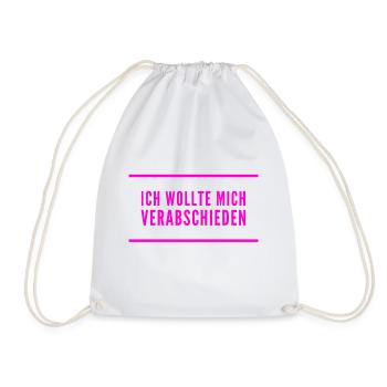 lebe wohl - Turnbeutel - Weiß - Vorne