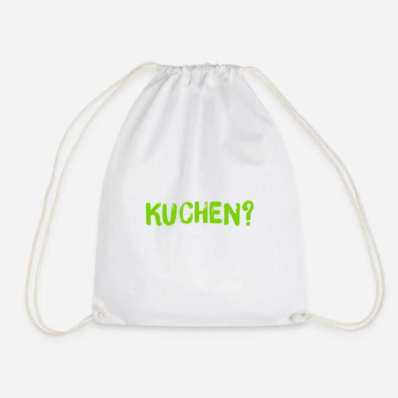 möchten Sie Kuchen? - Turnbeutel - Weiß