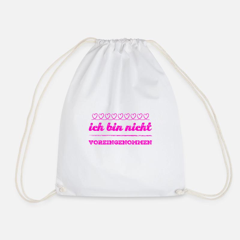 ich habe keine Vorurteile - Turnbeutel - Weiß