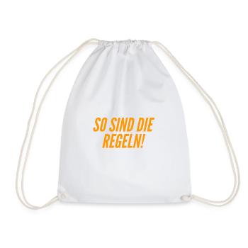 Regeln sind gut - Turnbeutel - Weiß - Vorne