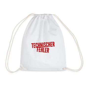 hier ist was faul - Turnbeutel - Weiß - Vorne