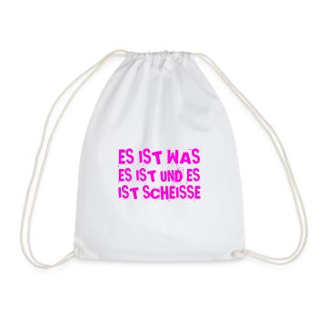 schlechte Laune - Turnbeutel - Weiß - Vorne
