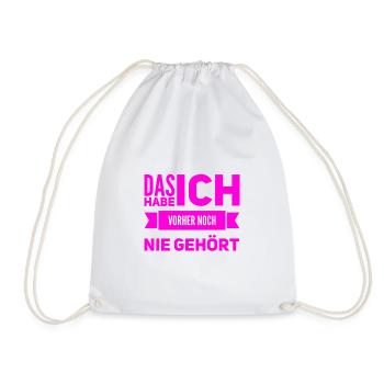 das verstehe ich nicht - Turnbeutel - Weiß - Vorne