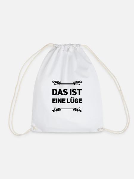 Lügen überall - Turnbeutel - Weiß