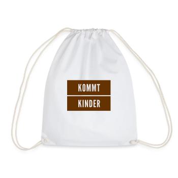 ab die Post - Turnbeutel - Weiß - Vorne