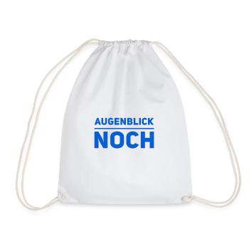 einen Augenblick bitte - Turnbeutel - Weiß - Vorne