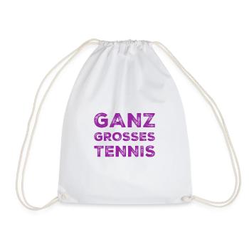 was für ein Tennis - Turnbeutel - Weiß - Vorne