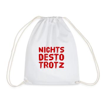 trotz alledem - Turnbeutel - Weiß - Vorne