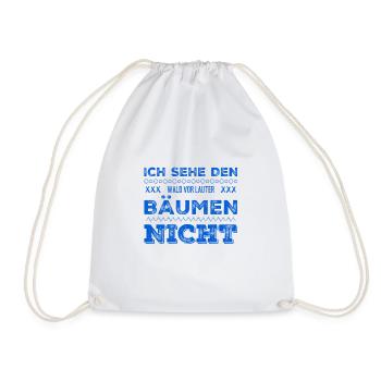 ich sehe schlecht - Turnbeutel - Weiß - Vorne