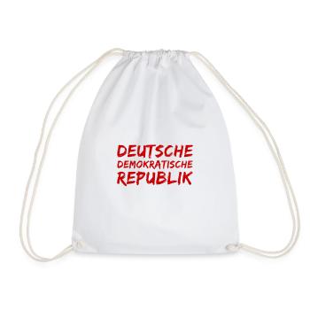ich lebte in der DDR - Turnbeutel - Weiß - Vorne