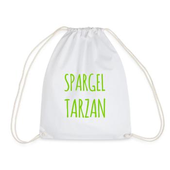 Spargeltarzan - Turnbeutel - Weiß - Vorne