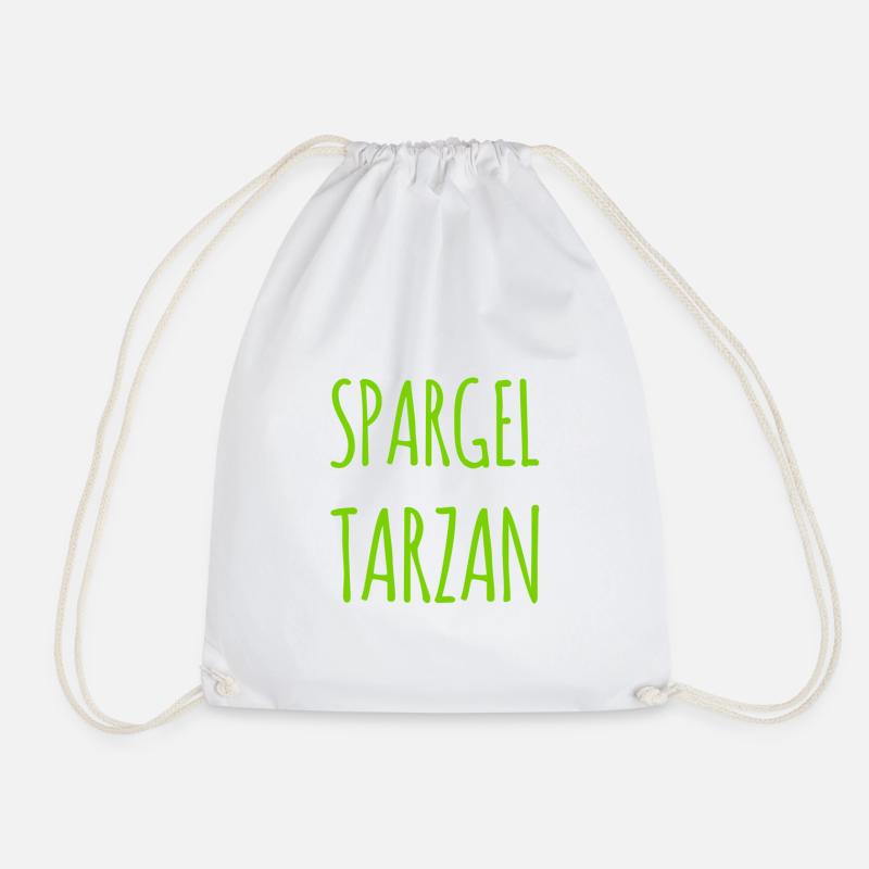 Spargeltarzan - Turnbeutel - Weiß
