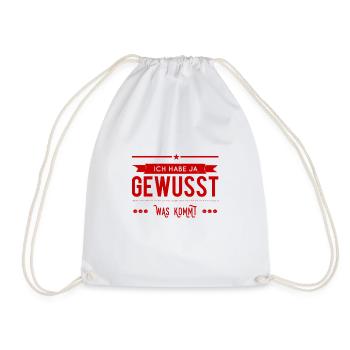mir war das klar - Turnbeutel - Weiß - Vorne