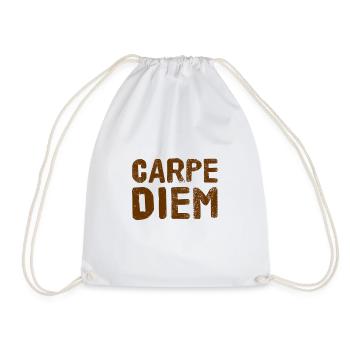 Carpe Diem - Sac de sport léger - blanc - Devant