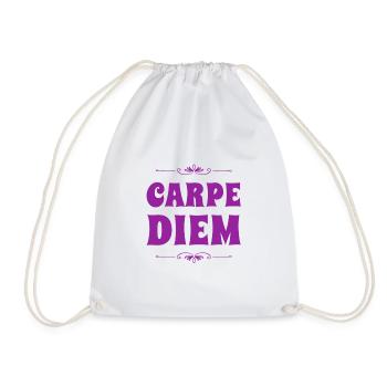 I like the day - Drawstring Bag - white - Front