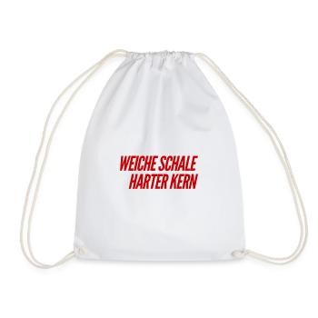 meine Schale ist weich - Turnbeutel - Weiß - Vorne
