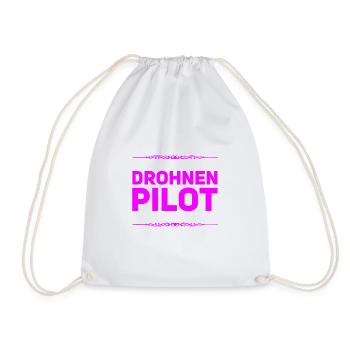 ich liebe Drohnen - Turnbeutel - Weiß - Vorne