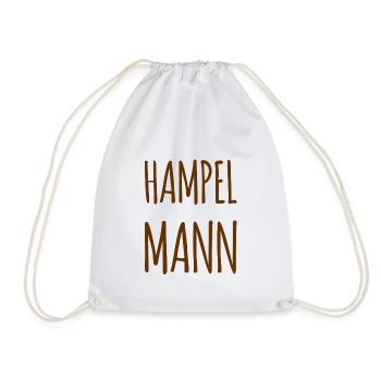 so sieht ein Hampelmann aus - Turnbeutel - Weiß - Vorne