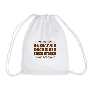 Who would have thought - Drawstring Bag - white - Front