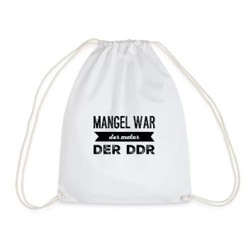 Deficiency was the engine - Drawstring Bag - white - Front