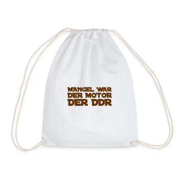 necessity is the mother of invention - Drawstring Bag - white - Front