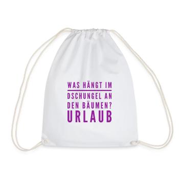 in the jungle - Drawstring Bag - white - Front