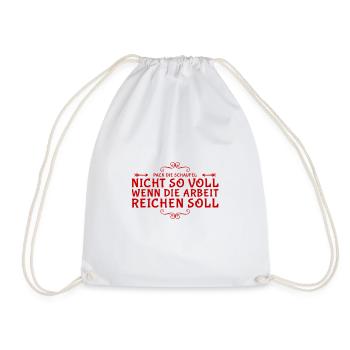 Relax - Drawstring Bag - white - Front