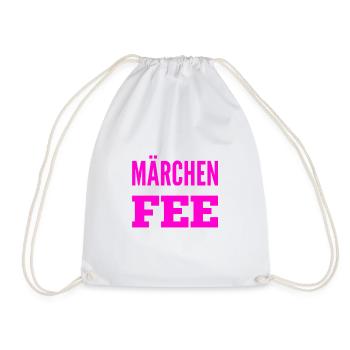ich bin eine Fee für Märchen - Turnbeutel - Weiß - Vorne