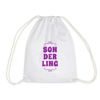 Crank - Drawstring Bag - white - Front