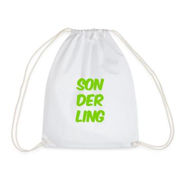 an oddball - Drawstring Bag - white - Front