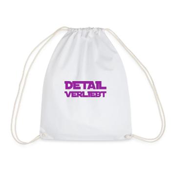 Details are always possible - Drawstring Bag - white - Front