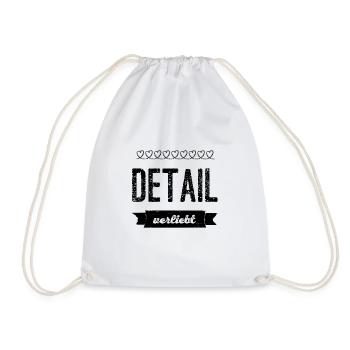 Details are wonderful - Drawstring Bag - white - Front