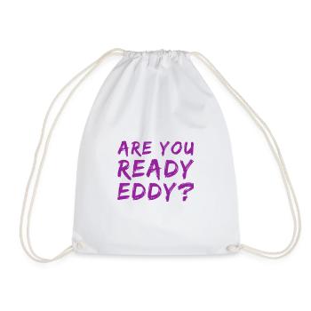 Tu es prêt? - Sac de sport léger - blanc - Devant