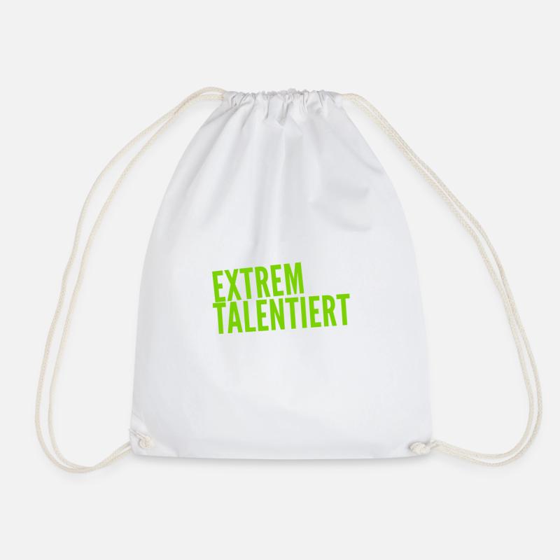ich habe Talent - Turnbeutel - Weiß