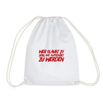 Vous pouvez devenir quelqu’un - Sac de sport léger - blanc - Devant